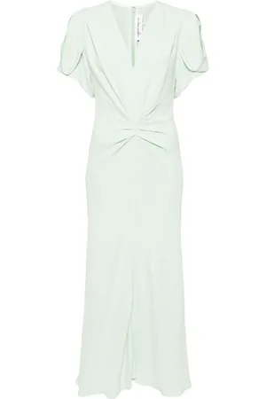 Victoria Beckham Midikleid mit Raffung