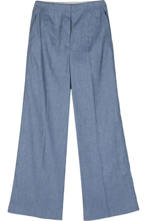 HUGO BOSS Weite Hose mit hohem Bund