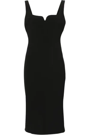 Victoria Beckham Mittellanges Kreppkleid