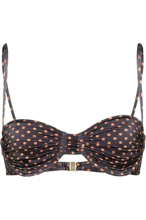 FAITHFULL THE BRAND Gepunktetes Stefania Bikinioberteil