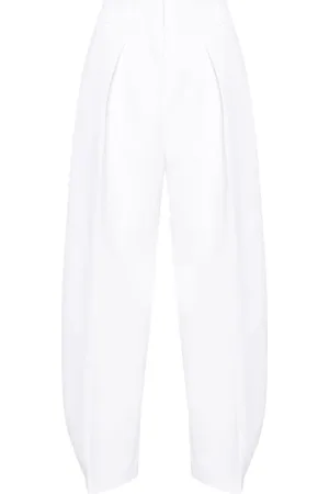 Jacquemus Plissierte Ovalo Palazzohose