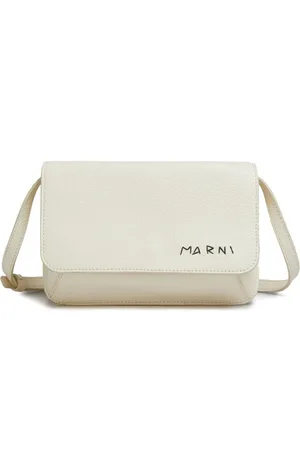 Marni Schultertasche mit Logo-Stickerei