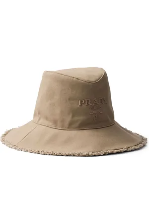 Prada Fischerhut mit Logo-Stickerei