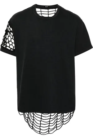 MISBHV T-Shirt mit gehäkeltem Einsatz