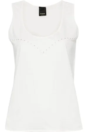 Pinko T-Shirt mit Ösen