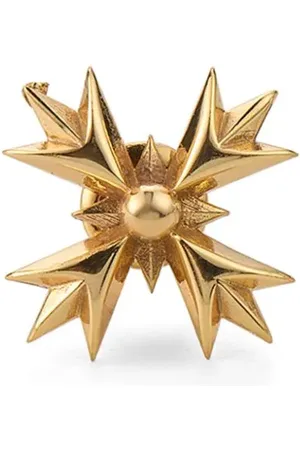 EMANUELE BICOCCHI Vergoldeter Crest Ohrring