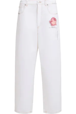 Marni Tapered-Jeans mit Applikationen