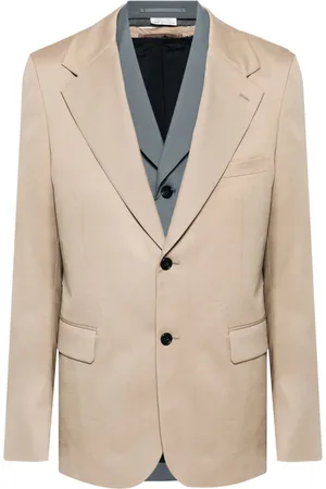 Comme des Garçons Single-breasted layered blazer
