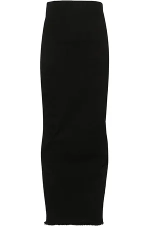 Rick Owens Rock mit ausgefranstem Detail