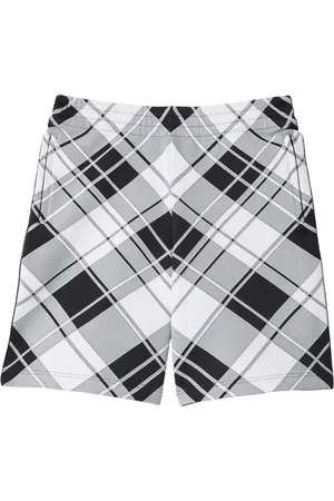 Burberry Halbhohe Shorts mit Check-Print