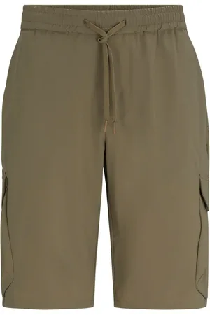 HUGO BOSS Cargo-Shorts mit Kordelzug