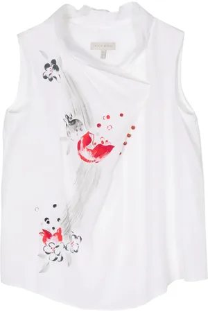 SHIATZY CHEN Seidentop mit Blumen-Print
