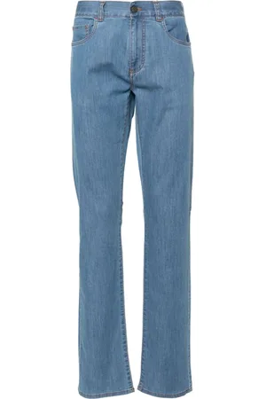 CANALI Halbhohe Slim-Fit-Jeans