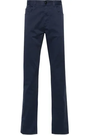 CANALI Halbhohe Straight-Leg-Hose