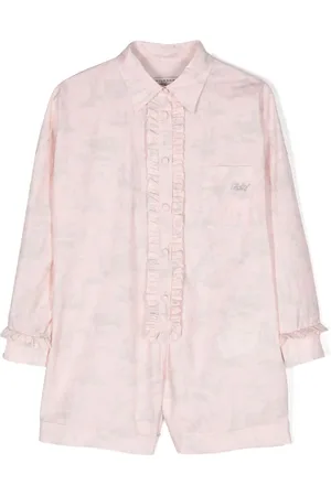 PHILOSOPHY DI LORENZO SERAFINI Popeline-Playsuit mit Toile de Jouy-Print