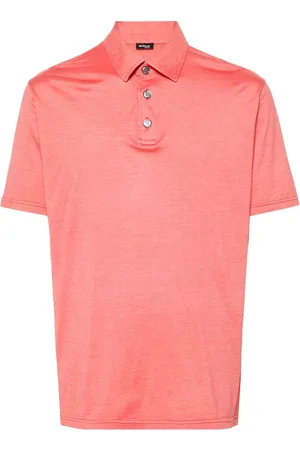 Kiton Meliertes Jersey-Poloshirt