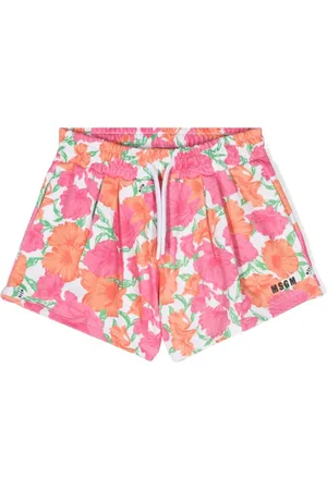 Msgm Joggingshorts mit Blumen-Print