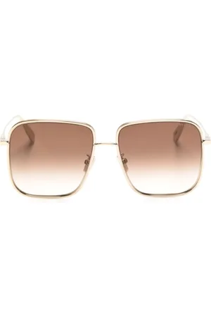 Bvlgari Sonnenbrille mit eckigem Gestell