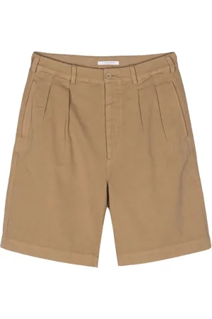 Sunflower Twill-Bermudas mit Falten