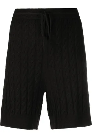 Totême Zopfmuster-Shorts mit elastischem Bund