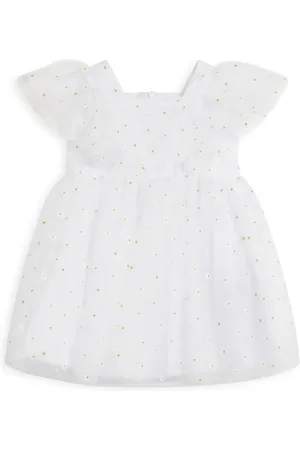 Tartine Et Chocolat Tüllkleid mit Sonnenblumen-Print