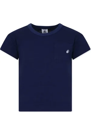 Petit Bateau T-Shirt mit Logo-Stickerei