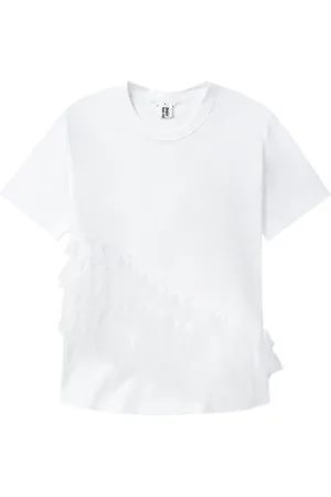NOIR KEI NINOMIYA Gerüschtes T-Shirt