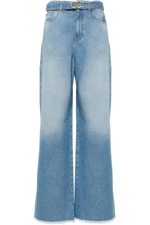 Twin-Set Jeans mit weitem Bein