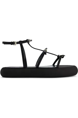 Giambattista Valli Flatform-Sandalen mit Schleife