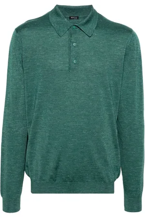 Kiton Fein gestricktes Poloshirt