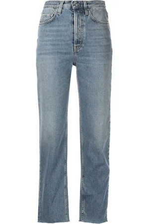 Totême Gerade Cropped-Jeans