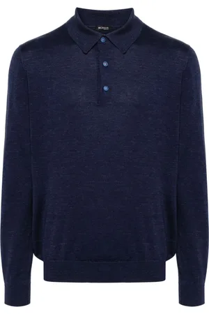 Kiton Fein gestricktes Poloshirt