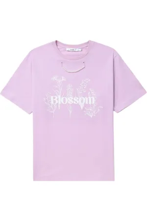 B+AB T-Shirt mit Blumen-Print