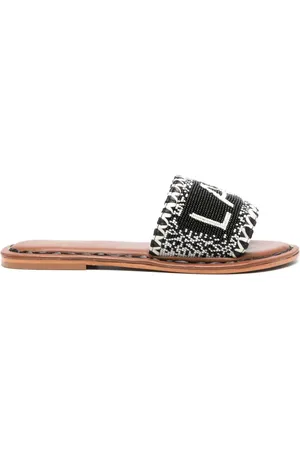 De Siena shoes Sandalen mit Perlen