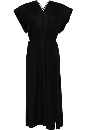 Litkovskaya Midikleid mit Ziernähten