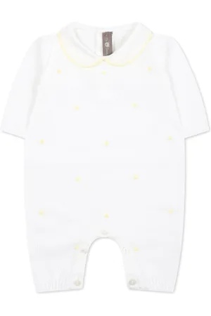 LITTLE BEAR Strampler mit Polka Dot-Intarsie