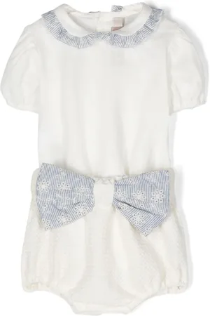 LA STUPENDERIA Short-Set mit Oversized-Schleife
