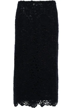 VALENTINO GARAVANI Midirock aus Spitze