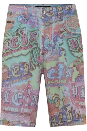 Philipp Plein Jeans-Shorts mit Formentera-Fit