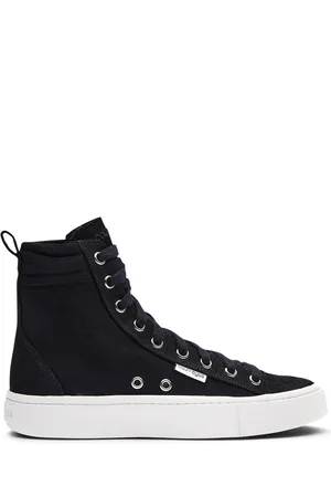 Courrèges Sneakers mit Einsätzen aus Canvas
