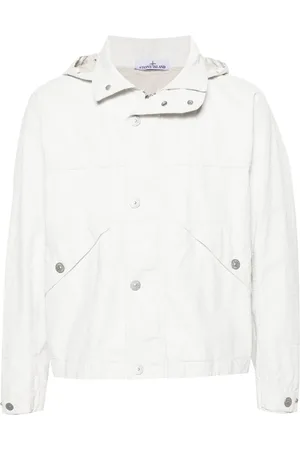 Stone Island Kapuzenjacke mit Logo-Print