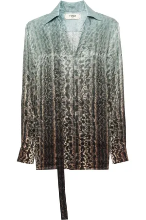 Fendi Hemd mit Animal-Print