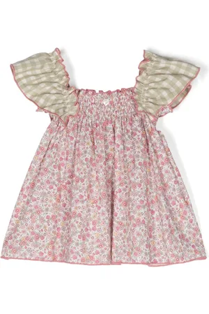 LA STUPENDERIA Set aus Kleid und Leggings mit Blumen-Print