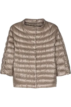 HERNO Kragenlose Daunenjacke