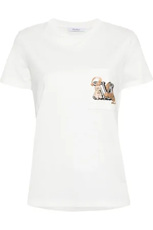 Max Mara T-Shirt mit grafischem Print