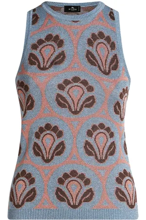 Etro Aurea Jacquard-Oberteil
