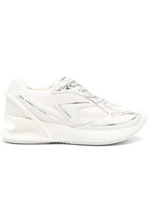 Fendi First 1 Sneakers mit Ledereinsätzen