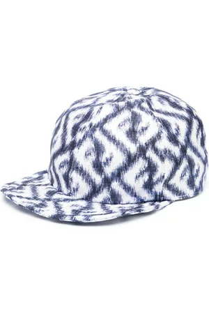 Fendi Baseballkappe aus Seide mit FF