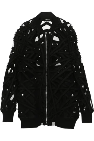 Rick Owens Peter Flight Oversized-Jacke mit Riemendetail