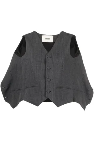Fendi Weste im Deconstructed-Look
